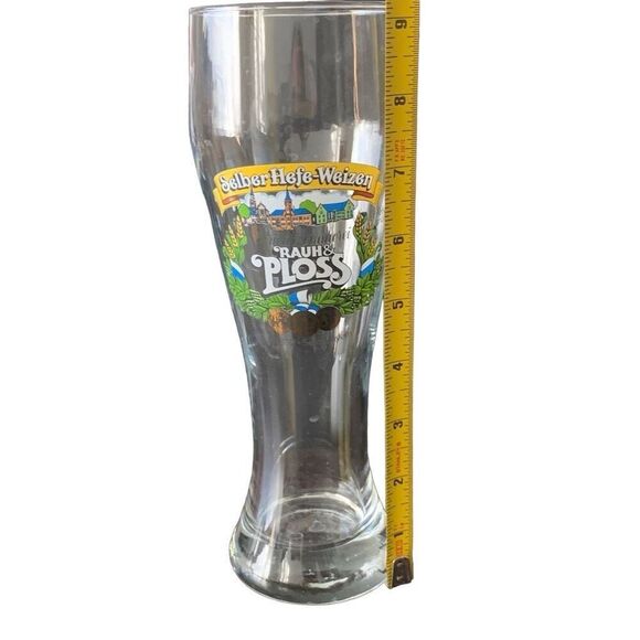 Vintage German Rauh & Ploss Pilsner Beer Glass Authentic Brew Experience Selber - Picture 11 of 13